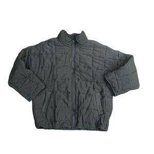 Thread & Supply Puffer Jacket in Olive Green